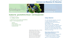 Desktop Screenshot of ginkgo-akademie.at