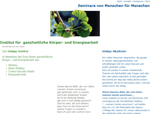 Tablet Screenshot of ginkgo-akademie.at